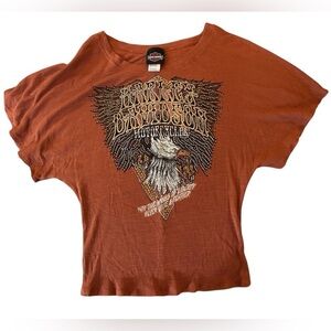 Harley-Davidson Orange Crop Graphic Tee